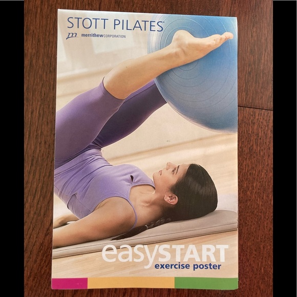 NWOT ball, pump, dvd, exercise poster by Stott Pilates - Picture 4 of 13
